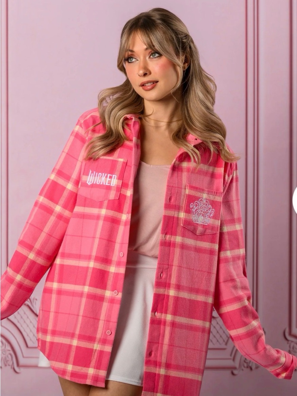 Women’s Cakeworthy Glinda Flannel from Wicked - Picture 2 of 9